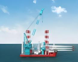 2022年 南通海洋水建建造的 1600t/2200t 起重船