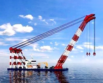 2020年  江苏腾鹰海洋建造 2200dwt起重船