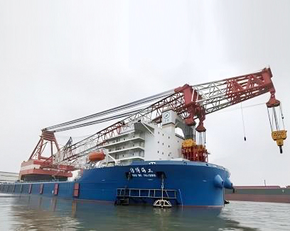 2020年，温州浩博海港建设 4000dwt起重船